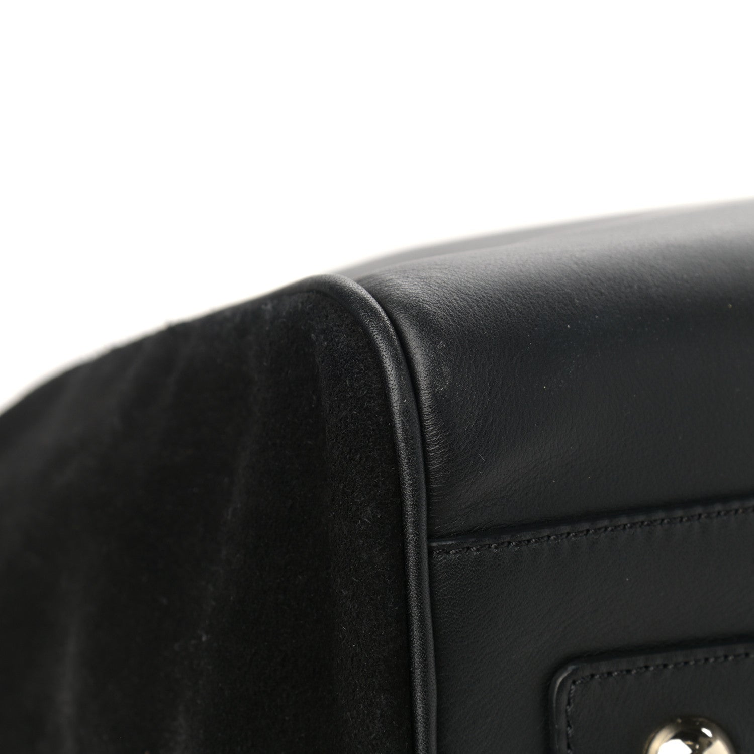 Mulberry Calfskin Suede Maisie Clipper Satchel Black 12 of 15