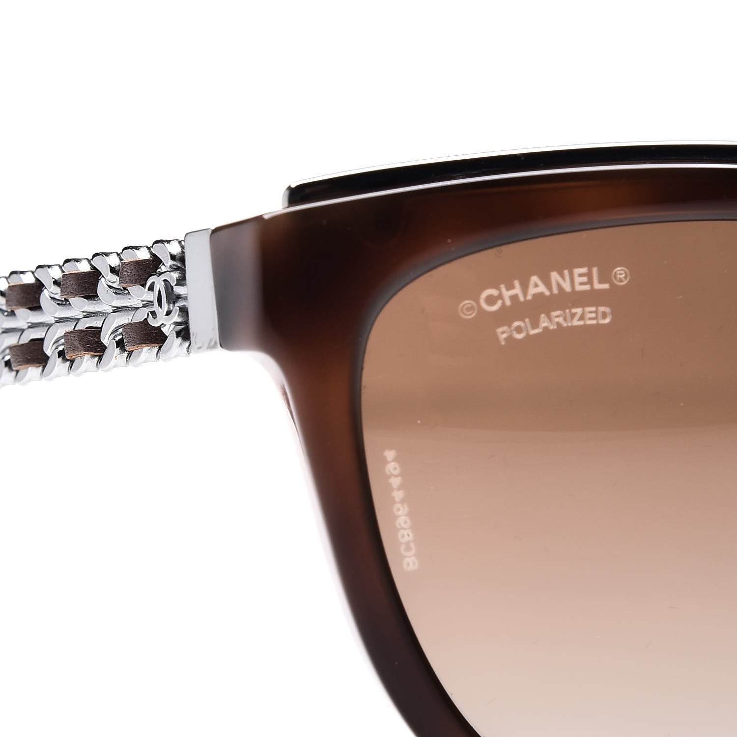 Chanel Lambskin Chain Polarized Sunglasses 5361-Q Brown 7 of 8