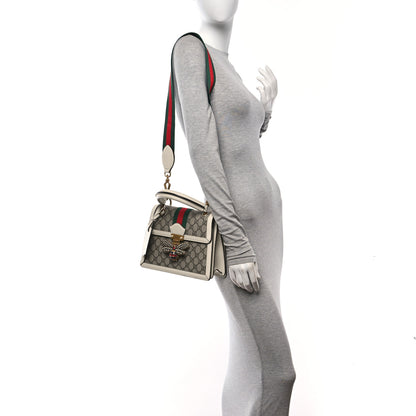 Gucci GG Supreme Monogram Small Queen Margaret Top Handle Bag White 2 of 10