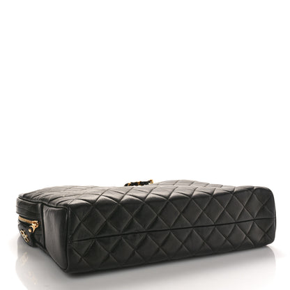 Chanel Lambskin Quilted Shoulder Bag Black 4 of 10
