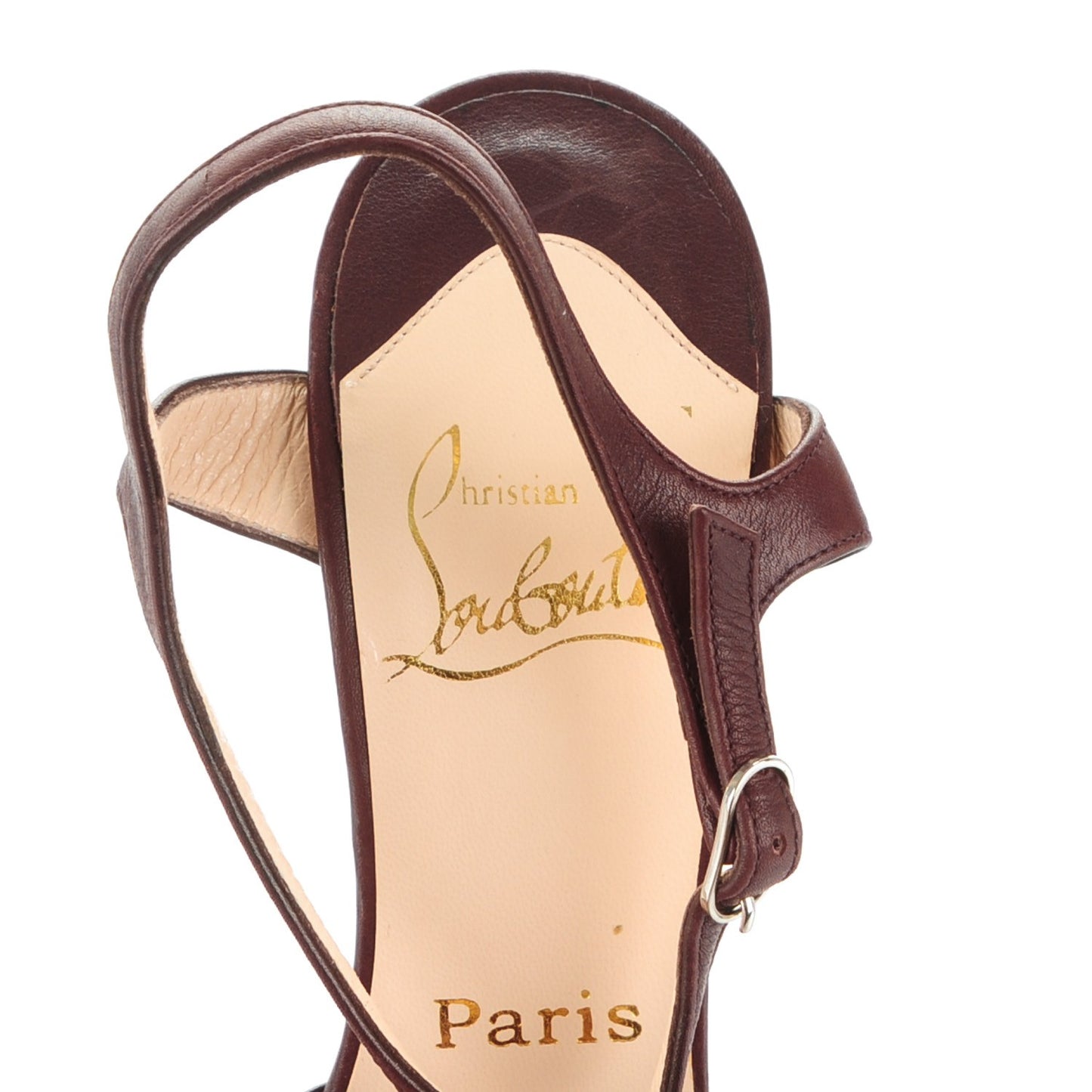 Ditassima 100 T-Strap Pumps 38.5 Burgundy