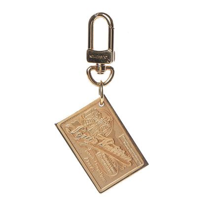 Louis Vuitton Travel Chain Extender Key Ring Gold 1 of 2
