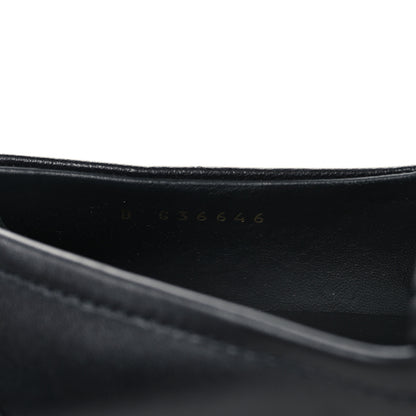 Chanel Lambskin Quilted CC Turnlock Loafers 38 Black 7 of 9