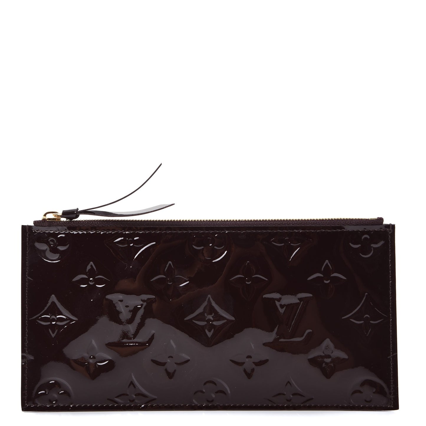 Vernis Felicie Chain Wallet Zippered Insert Amarante