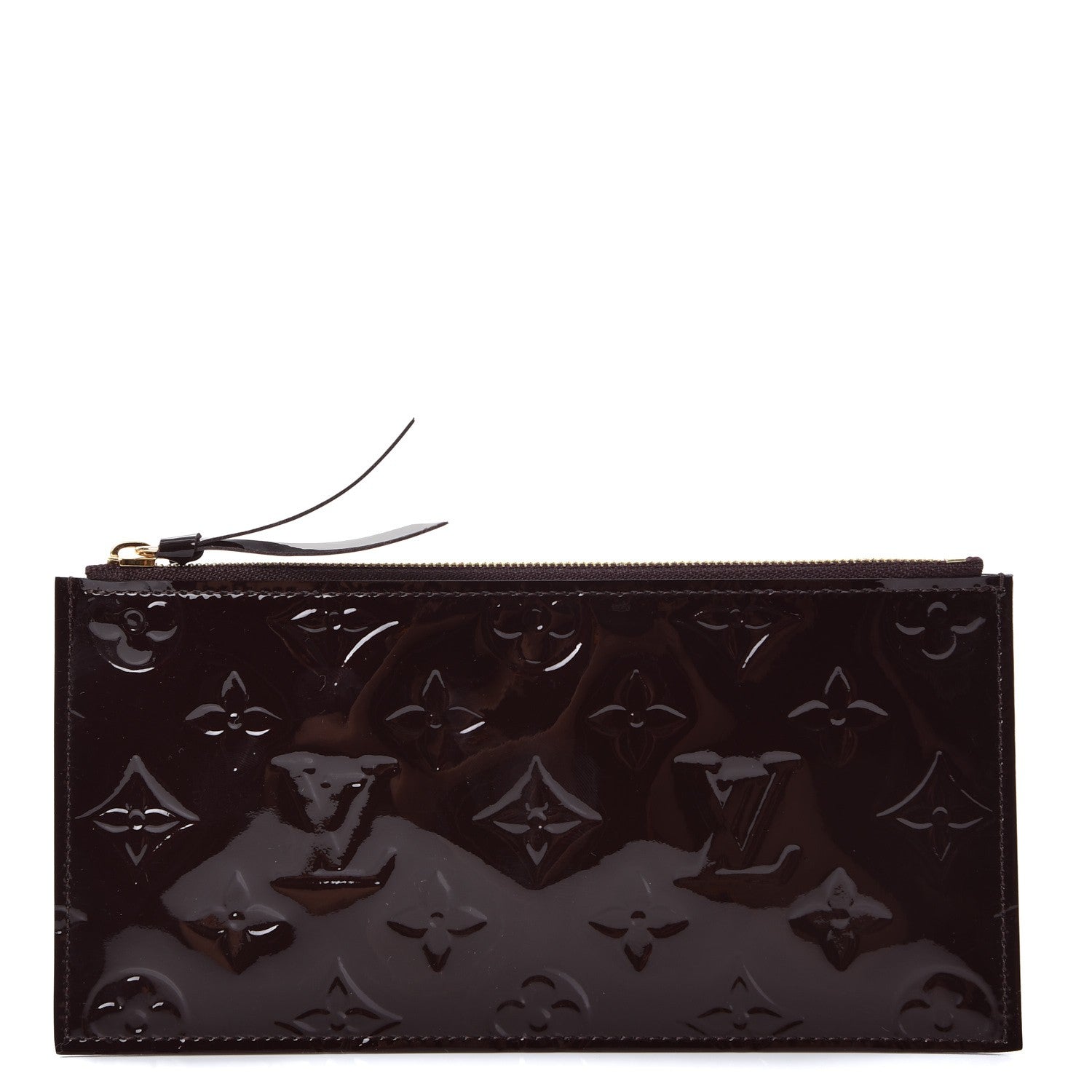 Louis Vuitton Vernis Felicie Chain Wallet Zippered Insert Amarante 1 of 6