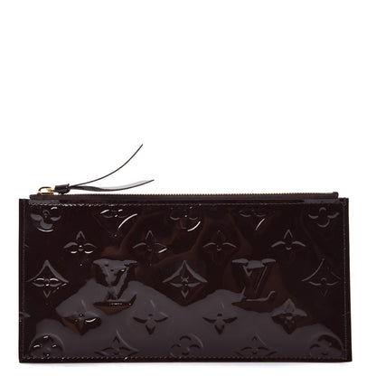 Louis Vuitton Vernis Felicie Chain Wallet Zippered Insert Amarante 1 of 6
