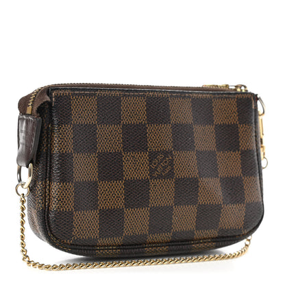 Louis Vuitton Damier Ebene Mini Pochette Accessories 3 of 10