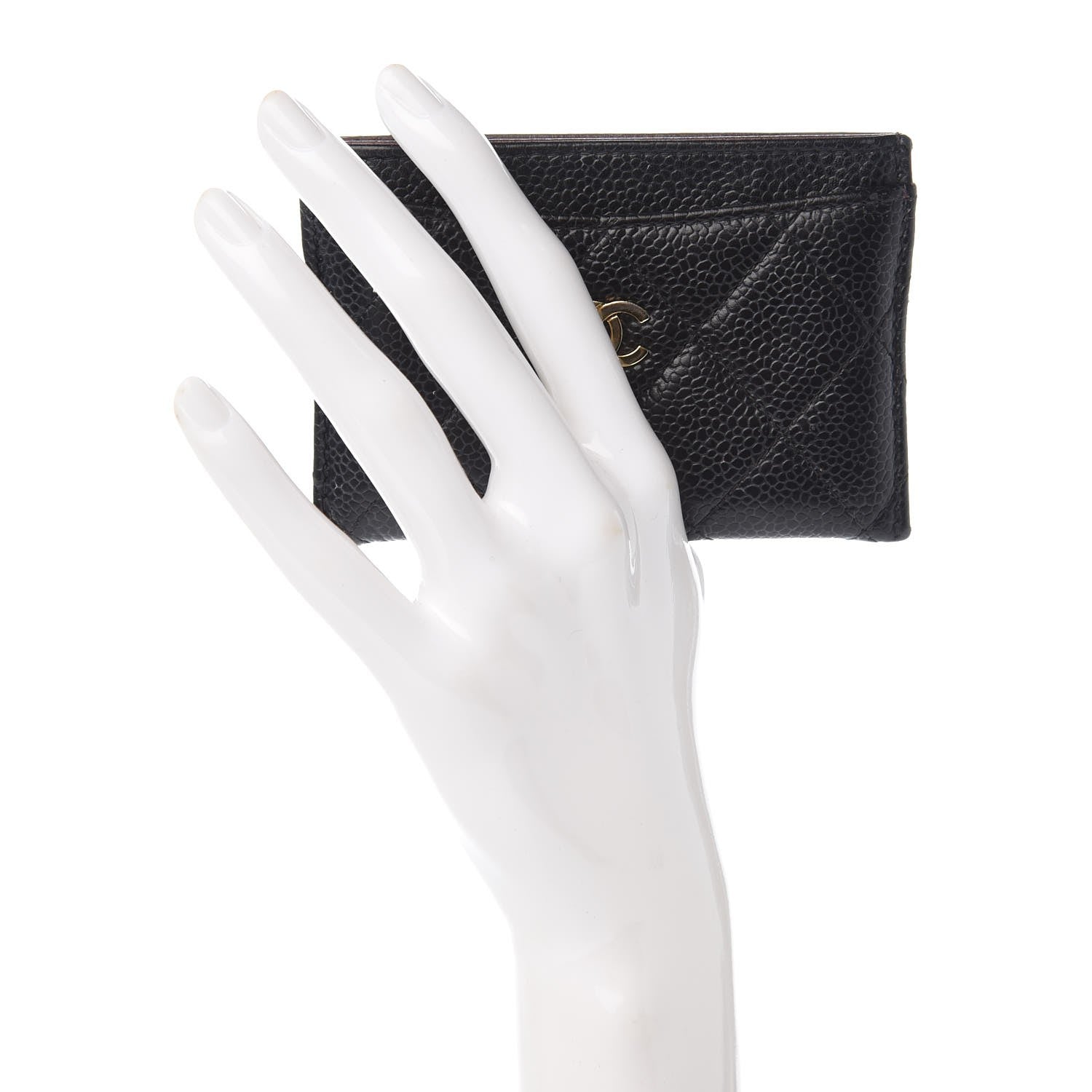 Chanel Caviar Quilted Card Holder Black 2 of 13