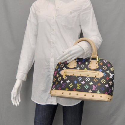 Louis Vuitton Monogram Multicolor Alma Black 2 of 6