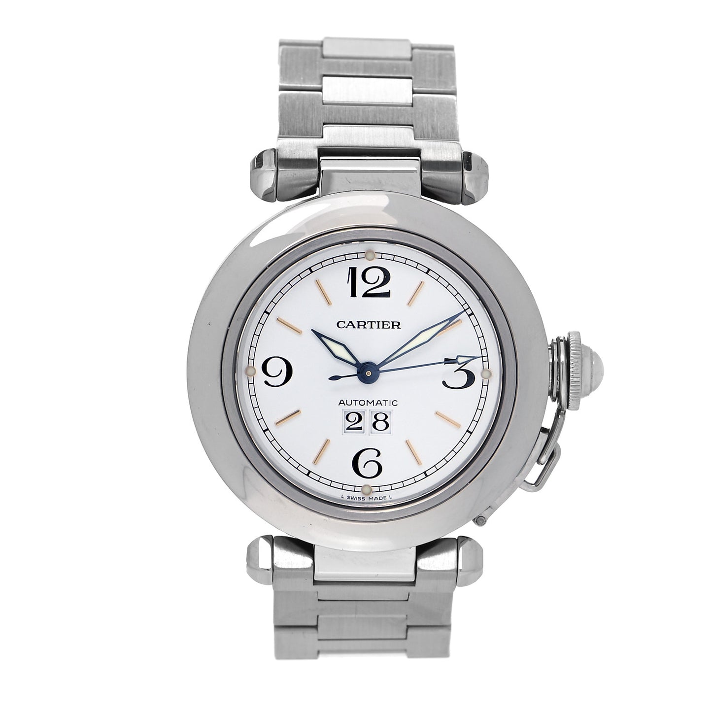 Stainless Steel 35mm Pasha C Big Date Automatic Watch