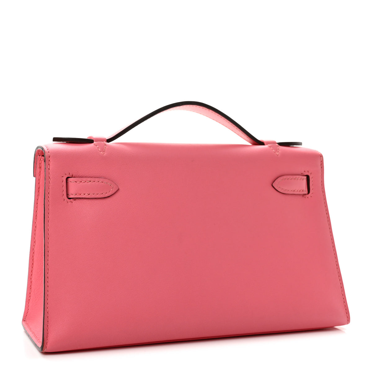 Hermes Swift Kelly Pochette Clutch Rose Azalee 3 of 14