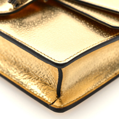 Gucci Metallic Calfskin Super Mini Dionysus Shoulder Bag Gold 9 of 9