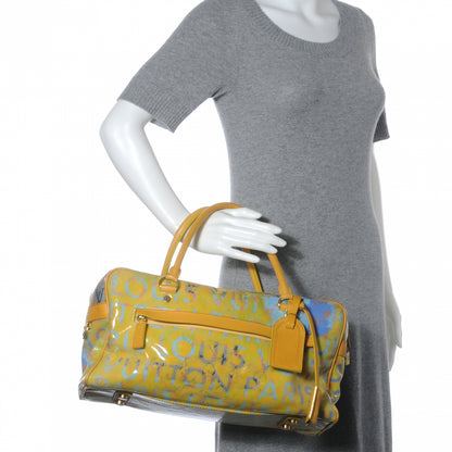 Louis Vuitton Monogram Pulp Defile Weekender PM Yellow 2 of 7