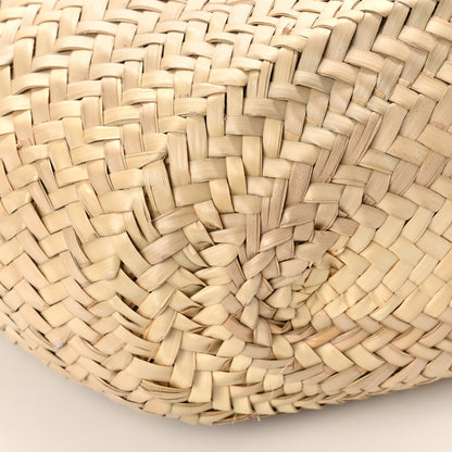 Prada Palmitto Vitello Woven Braided Large Basket Tote Bag Naturale White 7 of 8