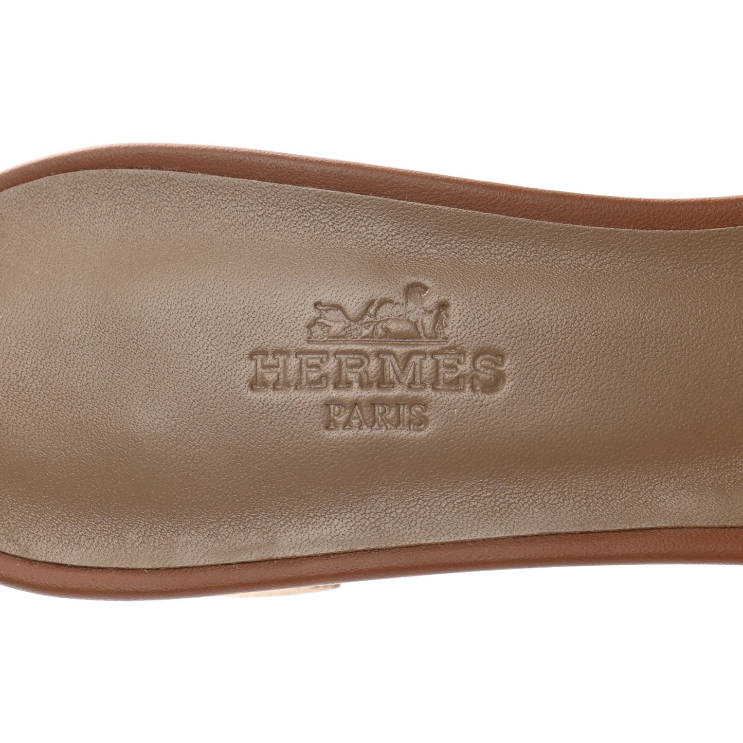 Calfskin Oasis Sandals 38.5 Gold