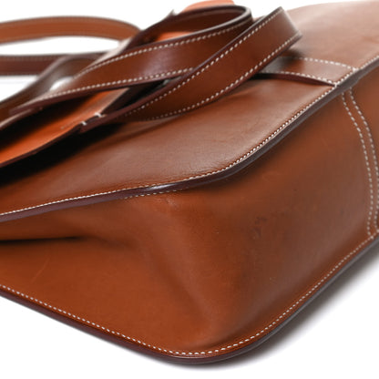 Hermes Barenia Halzan 31 Fauve Potiron 13 of 13