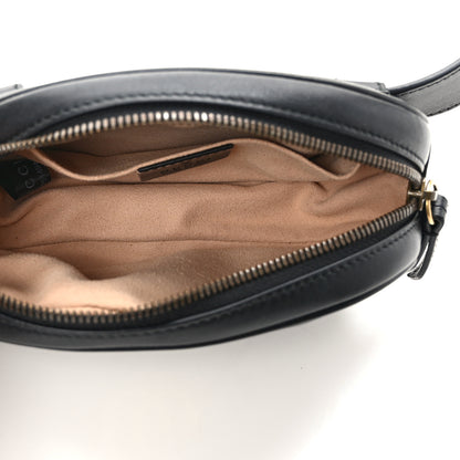 Gucci Calfskin Matelasse GG Marmont Belt Bag 75 30 Black 5 of 11