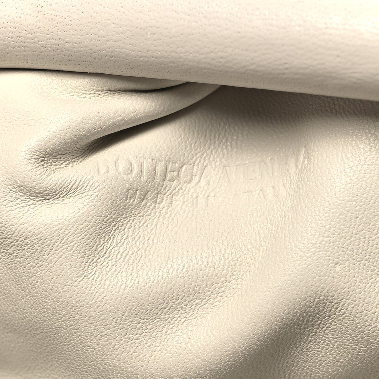 Nappa Intrecciato Studded The Mini Pouch Chalk