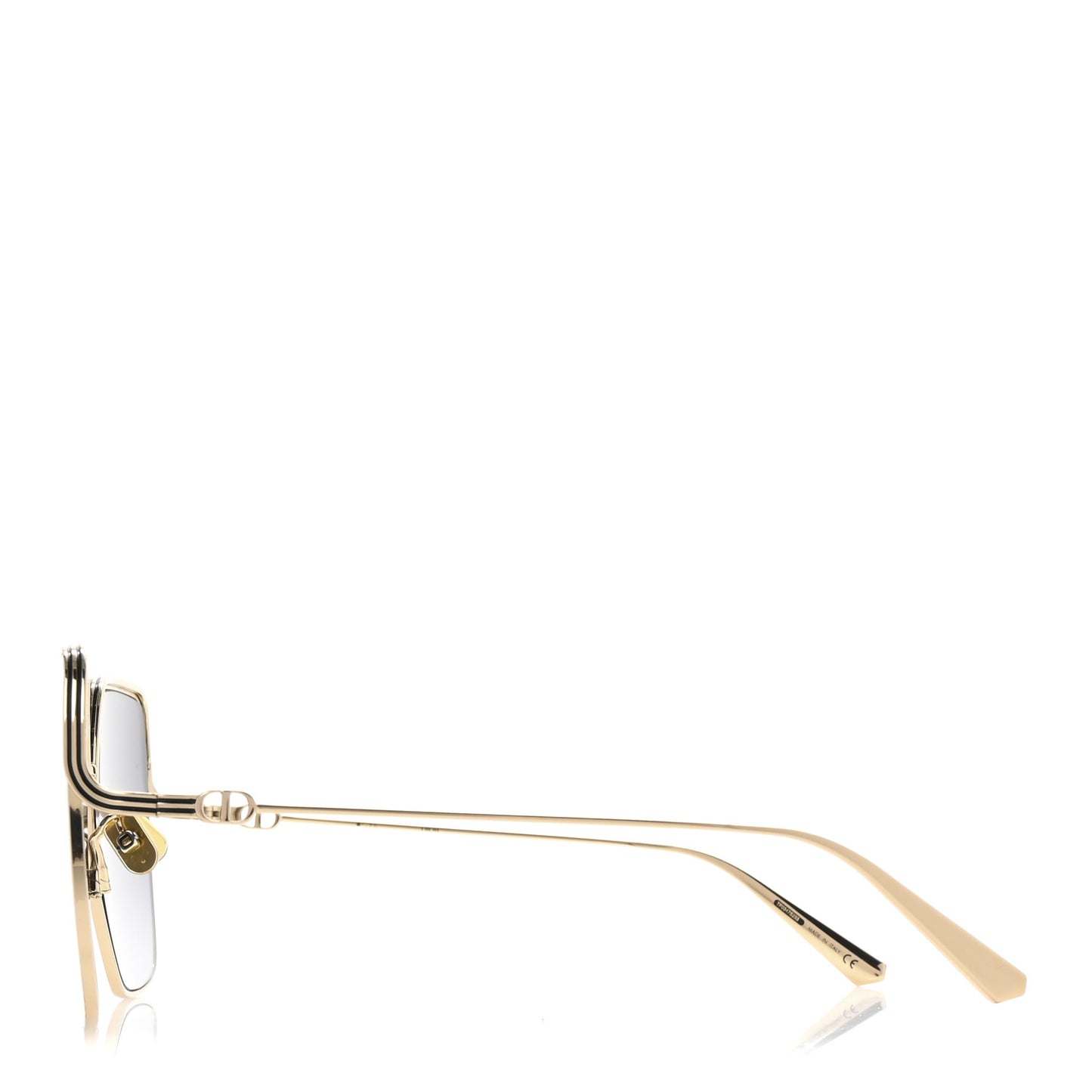 Metal EverDior Square Sunglasses Gold