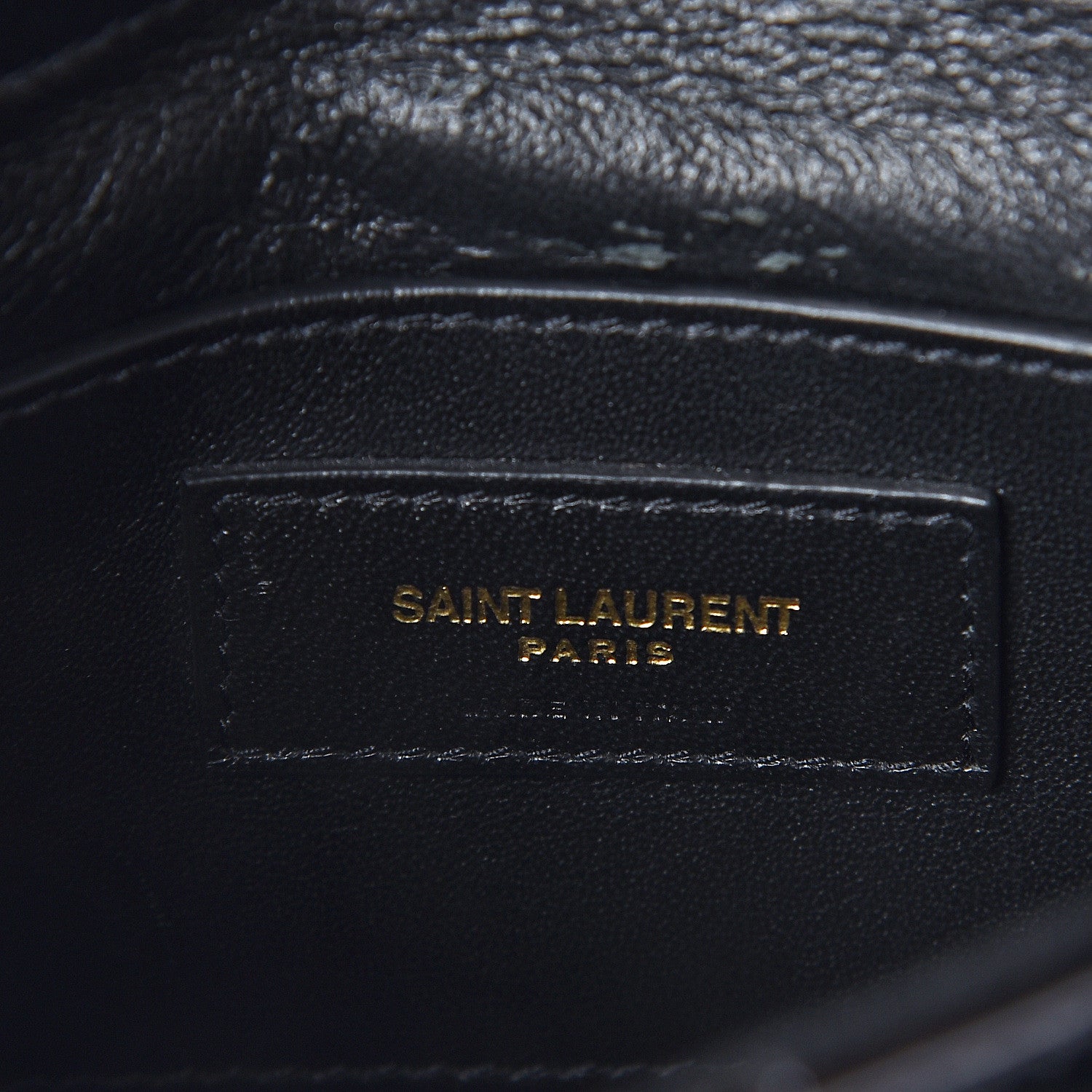 Saint Laurent Patent Calfskin Matelasse Monogram Small Vicky Chain Bag Black 6 of 8