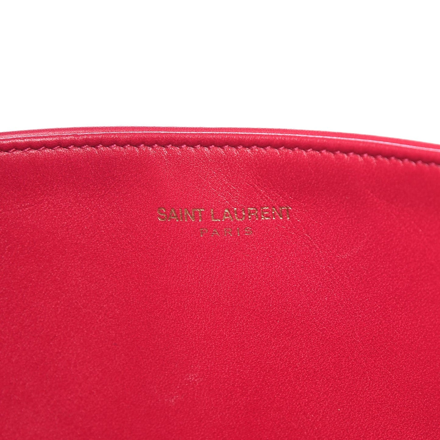 Calfskin Suede Reversible East West Shopper Tote Fuchsia