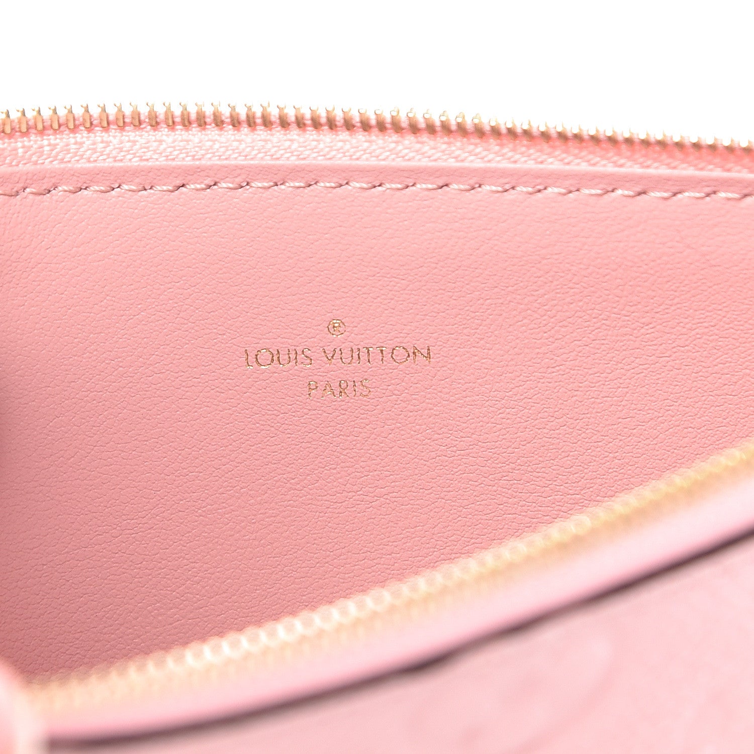 Louis Vuitton Empreinte Felicie Chain Wallet Zippered Insert Rose Poudre 6 of 6