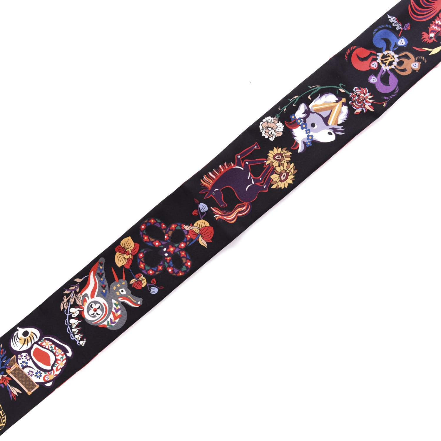 Louis Vuitton Silk Monogram Superstition Bandeau Black 3 of 4