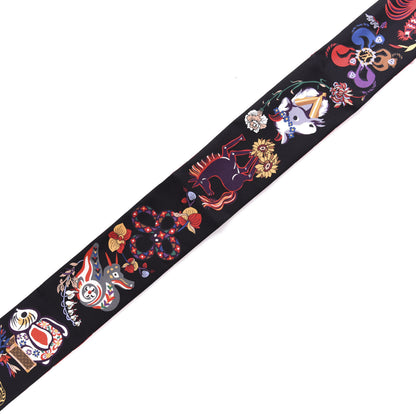 Louis Vuitton Silk Monogram Superstition Bandeau Black 3 of 4