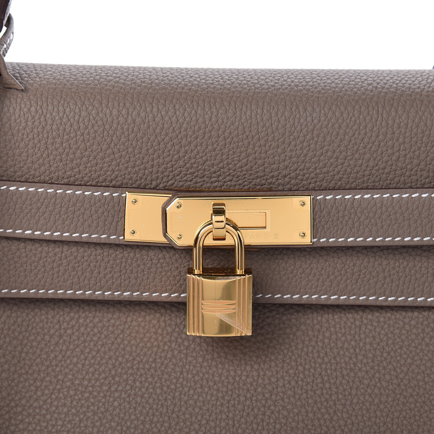 Hermes Togo Kelly Retourne 32 Etoupe 36 of 40