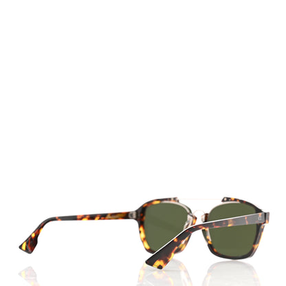 Christian Dior Abstract Square Mirrored Sunglasses Spotted Havana Purple 4 of 10