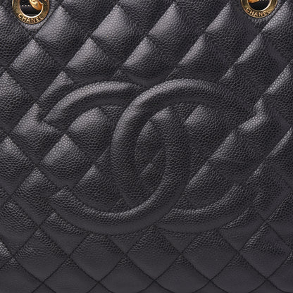 Chanel Caviar Quilted Grand Shopping Tote GST Black 10 of 10
