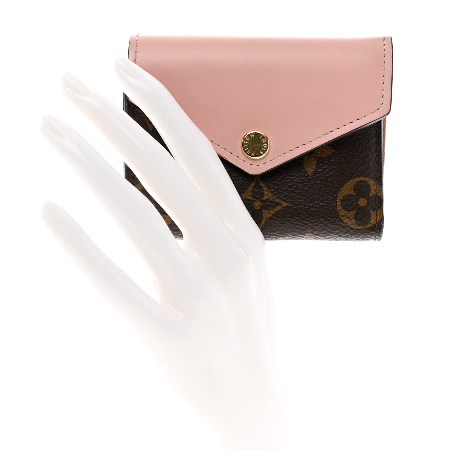 Monogram Zoe Wallet Rose Ballerine