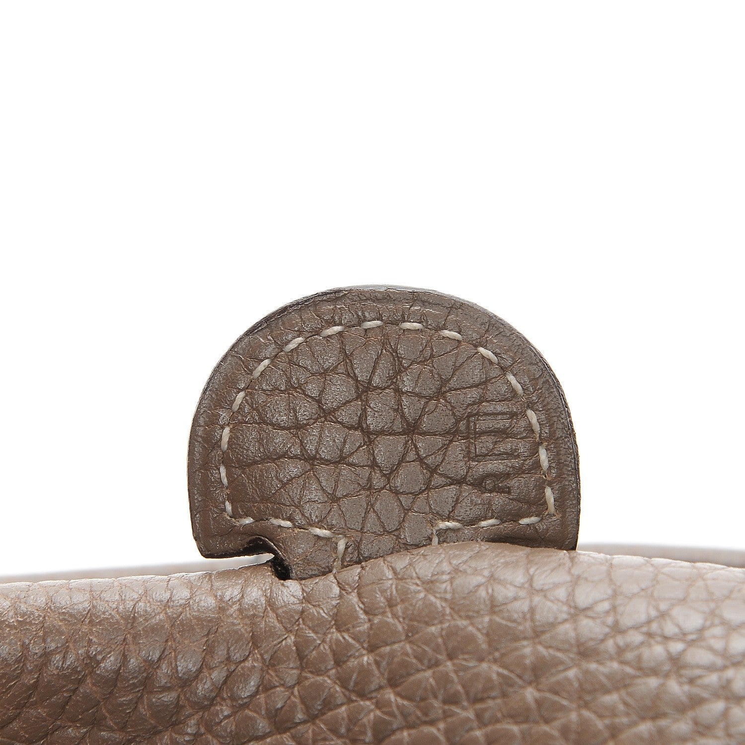 Hermes Taurillon Clemence Evelyne PM Etoupe 6 of 12