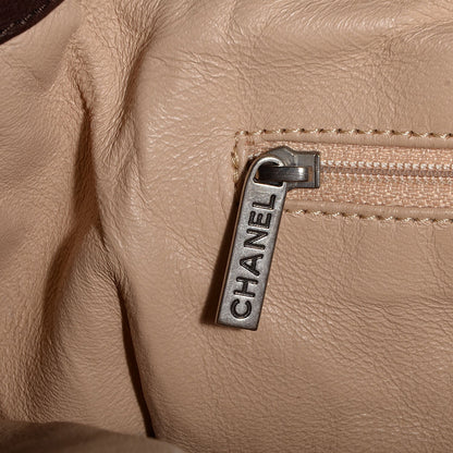 Chanel Calfskin Large East West Modern Chain Tote Brown 7 of 8