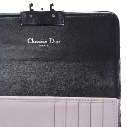 Christian Dior Lambskin Cannage Miss Dior Explorateur Compact Wallet Black 9 of 13