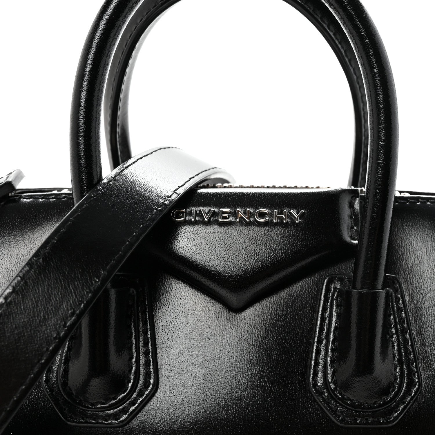 Givenchy Shiny Lord Calfskin Mini Antigona Black 8 of 10