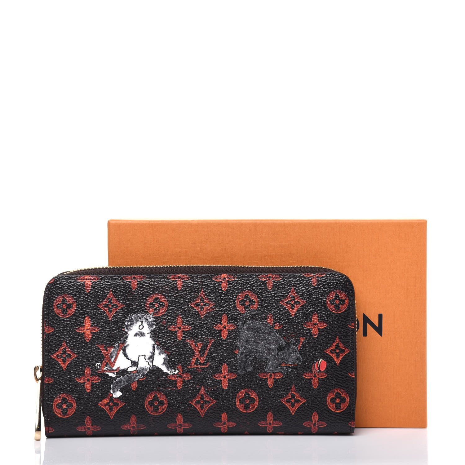 Louis Vuitton Catogram Zippy Wallet Marron 11 of 11