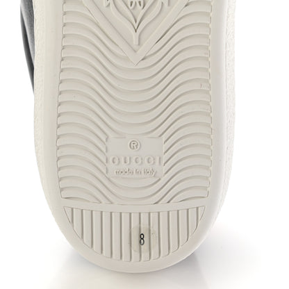 Gucci Calfskin Miro Soft Web Mens Sneakers 8 Black 6 of 12