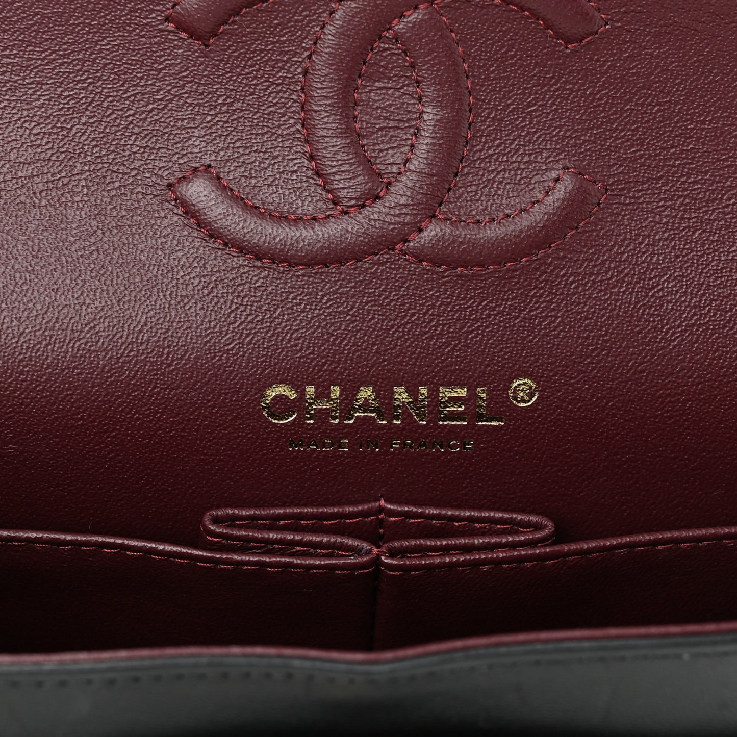 Lambskin Quilted Small Double Flap Black