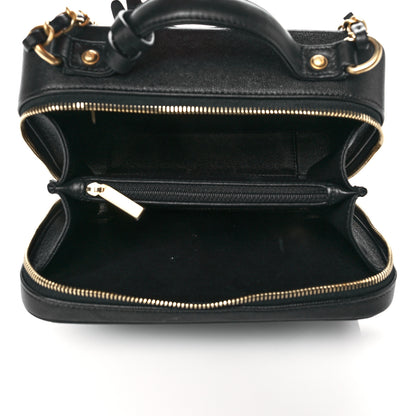 Chanel Caviar Quilted Medium CC Filigree Vanity Case Black 4 of 10