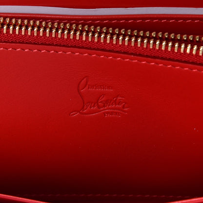 Christian Louboutin Calfskin Panettone Spiked Zip Around Wallet White 8 of 9