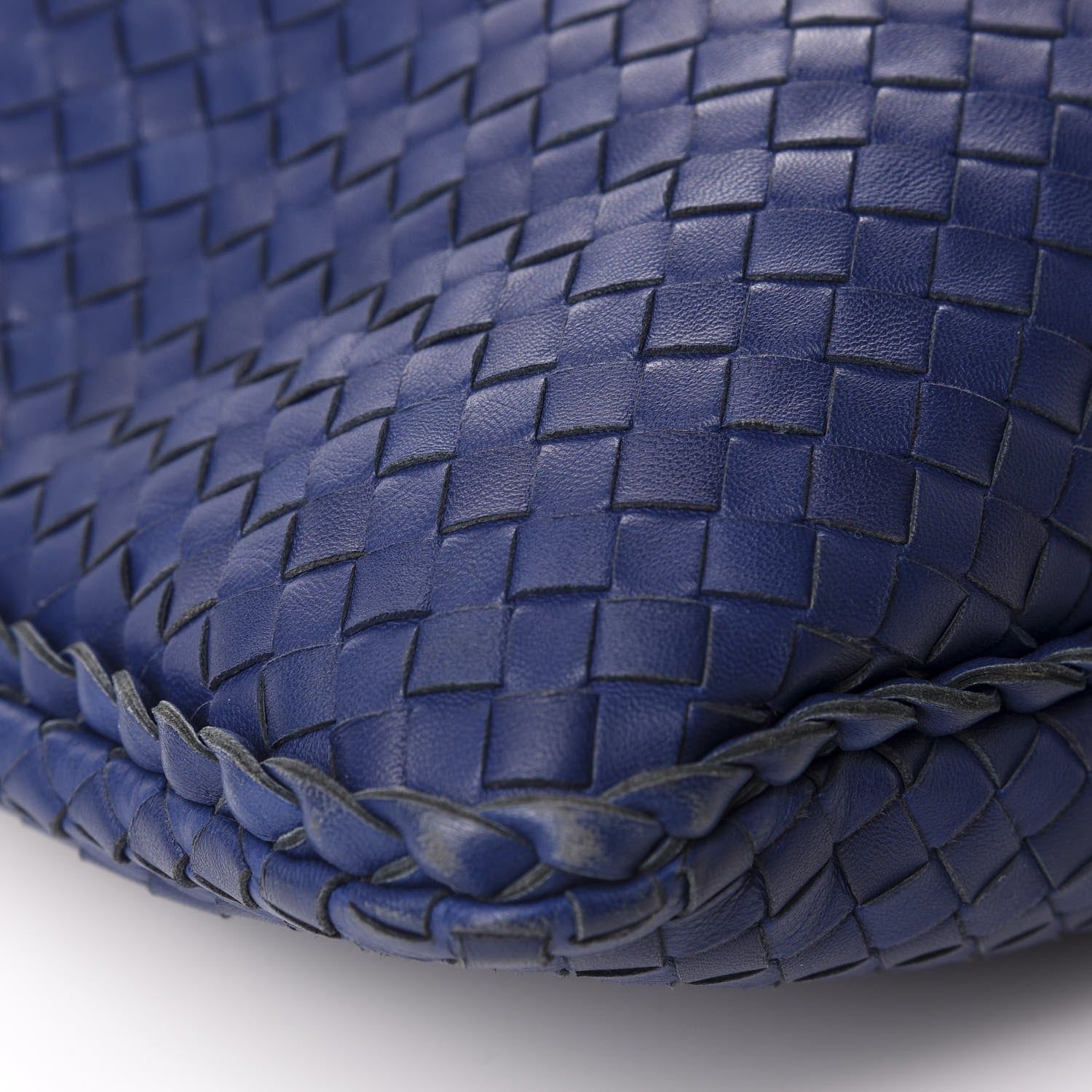 Bottega Veneta Nappa Intrecciato Large Veneta Hobo Sapphire 5 of 11