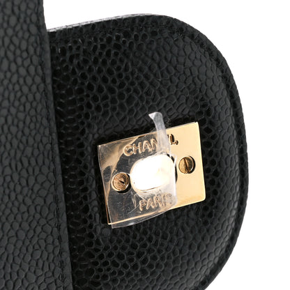 Chanel Caviar Quilted Jumbo Double Flap Black 7 of 12