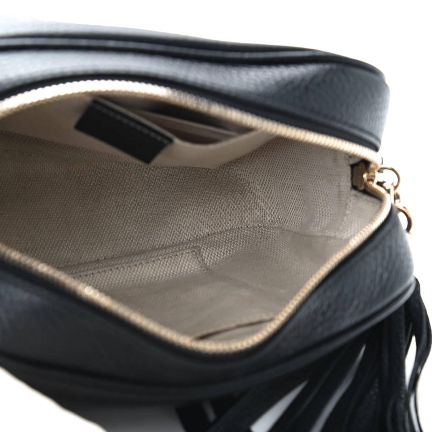 Gucci Pebbled Calfskin Small Soho Disco Bag Black 5 of 9