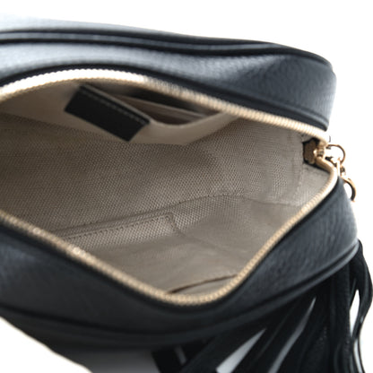 Gucci Pebbled Calfskin Small Soho Disco Bag Black 5 of 9