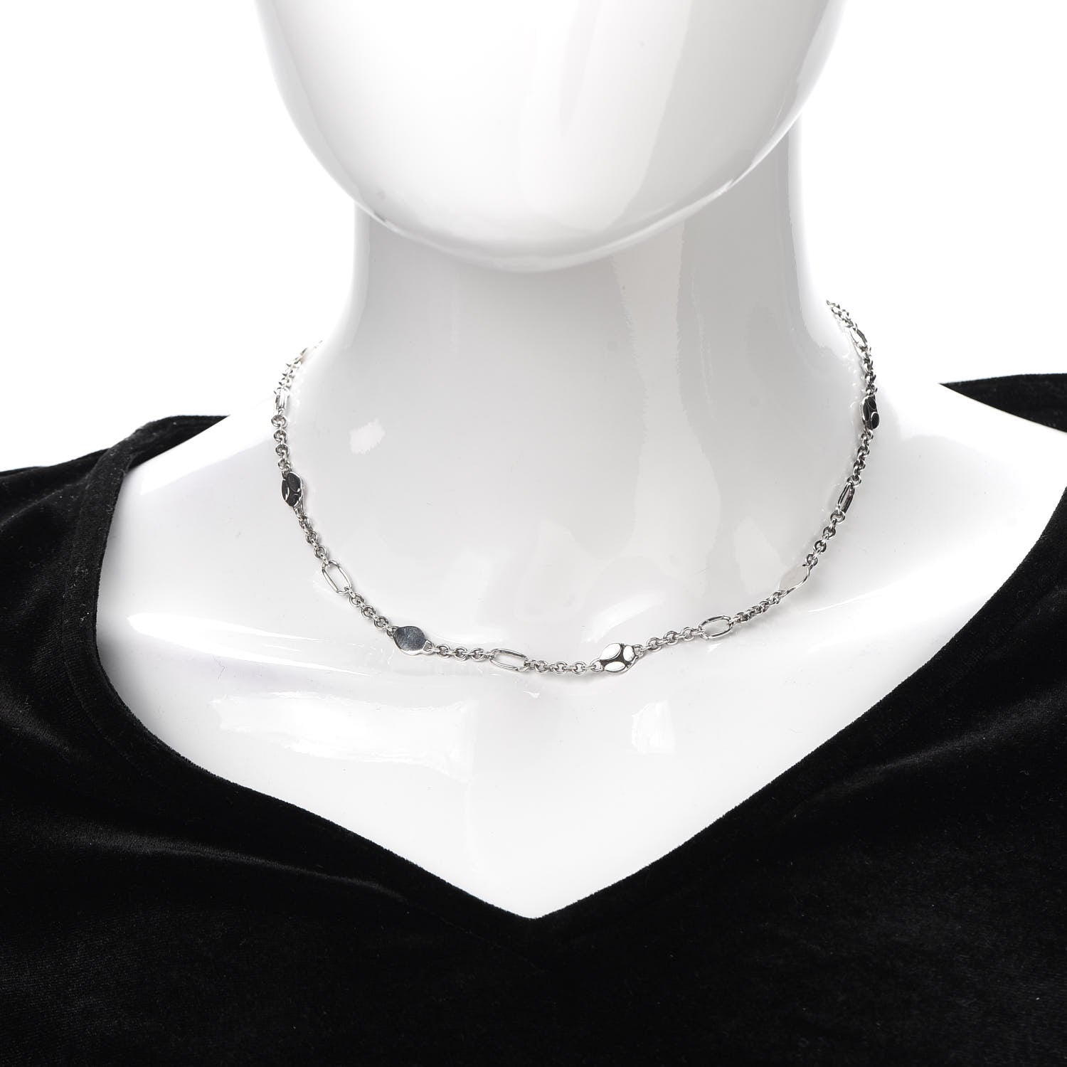 John Hardy Sterling Silver Kali Menari Station Necklace 2 of 5