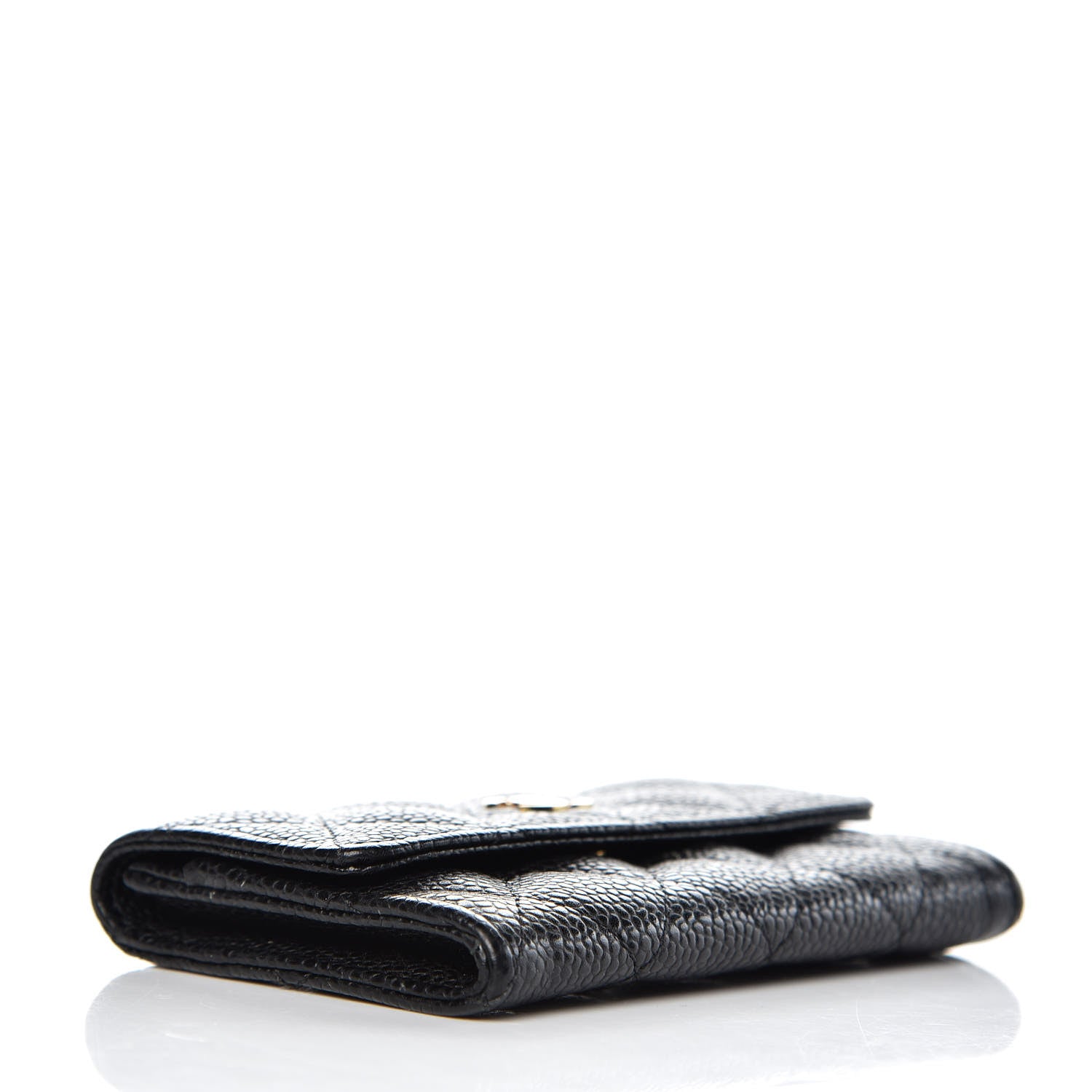 Chanel Caviar Quilted Flap Card Holder Black 4 of 11