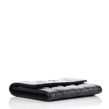 Chanel Caviar Quilted Flap Card Holder Black 4 of 11