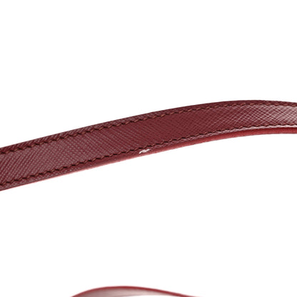 Prada Saffiano Lux Promenade Backpack Cherry 17 of 18