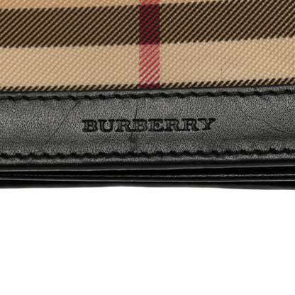 Burberry Calfskin House Check Card Case Black 7 of 8